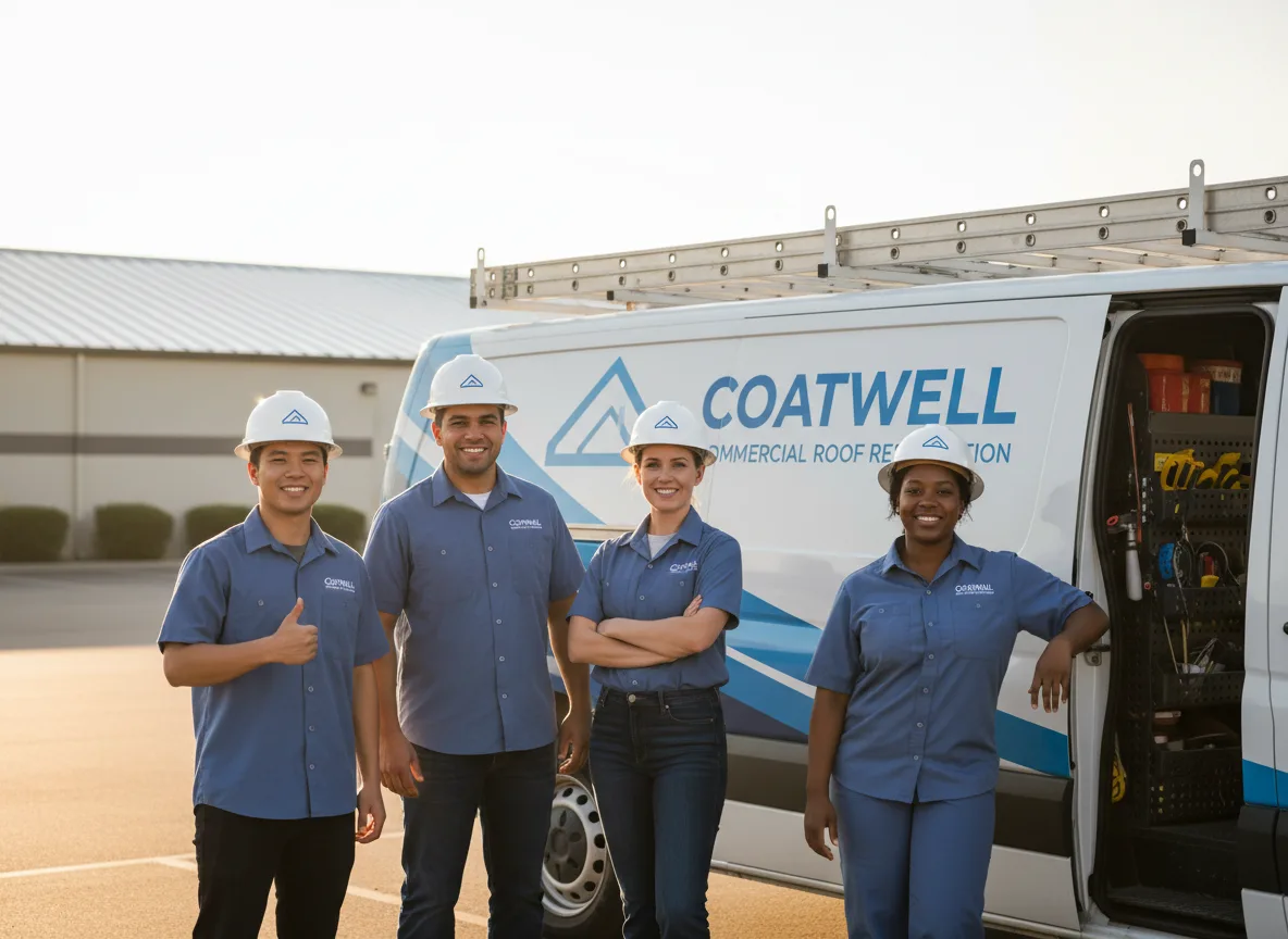 Commercial roof coating company in Cloverdale, VA